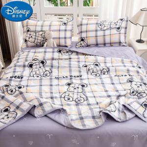 Disney Комплект постельного белья 4 предмета, простыня 180x200 см, пододеяльник 200x230 см, летний, Party Animals