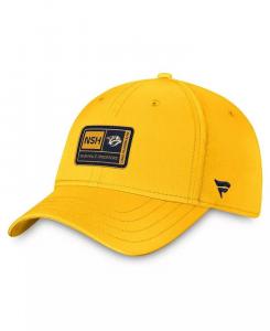 Мужская золотая кепка Nashville Predators Authentic Pro Training Camp Flex Fanatics