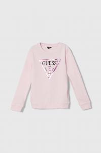 Хлопковая толстовка Guess для мальчика/девочки, розовый