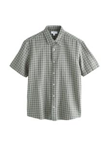 Next Рубашка на пуговицах Regular fit в зеленом цвете