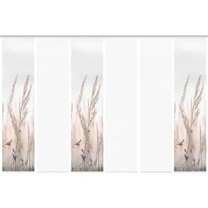 Раздвижная штора Vision S «RELVA», (1 шт.), ЦИФРОВАЯ ПЕЧАТЬ, цвет natur