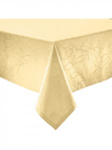 Erwin Müller Жаккардовая скатерть из смесовой хлопчатобумажной ткани Terrassa для использования на открытом воздухе, цвет игристого вина