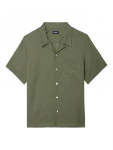 Рубашка с короткими рукавами Zadig&Voltaire, зеленый