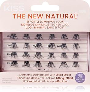 Пучки ресниц без узлов KISS The New Natural Effortless Minimal Look, Trio 02 24 szt.
