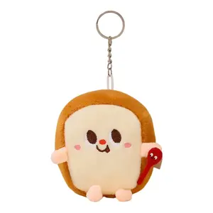 Милый плюшевый брелок в виде мультяшных картошки фри, гамбургера и хот-дога высотой 9,5 см EDDO KIDS