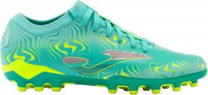 Футбольные бутсы Joma для твердого покрытия, размеры 6,5-11 - Профессиональные бутсы - Верх из микрофибры, хромированная подошва, усиление пятки и посадка как носок - Evolution Cup FG, желтый