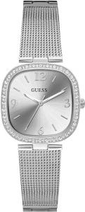 Guess Rounded Square браслетные часы, Silver Tone/Silver Tone/Silver