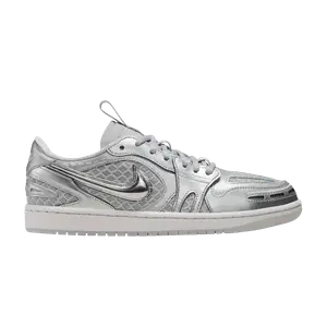 Кроссовки Air Jordan Wmns Air Jordan 1 Low Method of Make V3 'Metallic Silver', серебряный