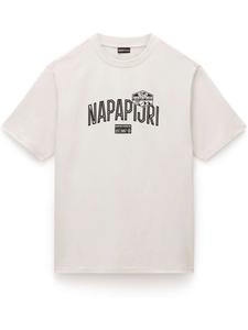 Футболка "S-Funes Ss" бежевого цвета Napapijri