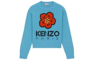 KENZO Свитер женский голубой