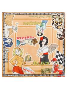 Платок Braccialini Foulard, бежевый