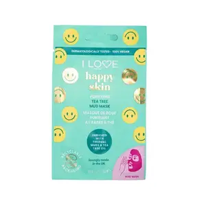 Очищающая тканевая маска для лица Happy Skin - 10 мл I Love