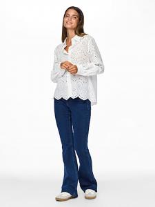 Pieces Блузка «Vilde» белого цвета