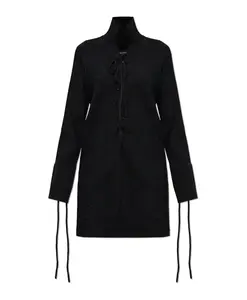 Платье с металлизированной нитью Zadig & Voltaire, черный