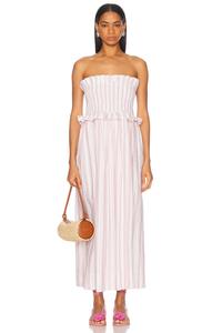 Coby Strapless Платье Posse, Vintage Stripe