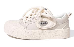 Холщовые кеды женские низкие абрикосовые Feiyue, цвет Apricot