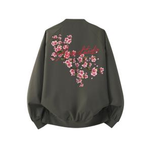 Куртка Unisex Stand Collar Moderate ZIAREL, army зеленый