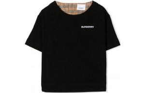 Детская футболка Burberry, цвет Black