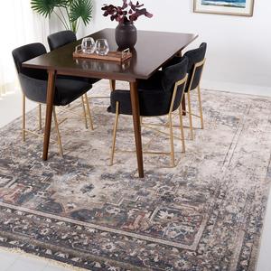 Ковер SAFAVIEH, 275 x 354 см, Persian Collection, Ivory & Green, дизайн Oriental Distressed, не линяет и прост в уходе, идеален для помещений с высокой проходимостью в гостиной, спальне (VTP438Y)