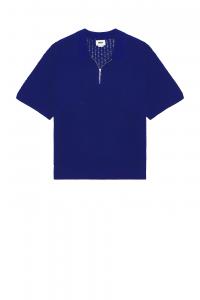 Свитер-поло с застежкой на молнию Grant quarter zip от Obey, surf blue