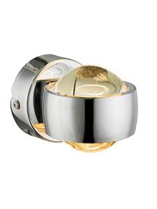 Globo lighting Настенный светодиодный светильник серебристого цвета - (Ш)7 x (В)7,5 см