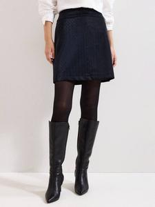 Мини-юбка Iona Diamond из искусственной кожи Phase Eight, Navy