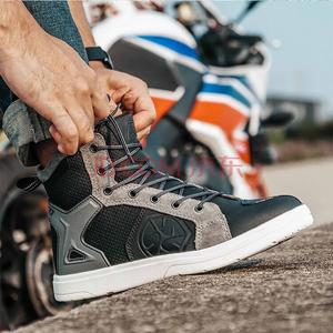 SCOYCO Шантоулинцун сайю мотоциклетные туфли для мужчин, новые летние дышащие мотоциклетные ботинки, противоскользящие и противоударные короткие ботинки, размер 43