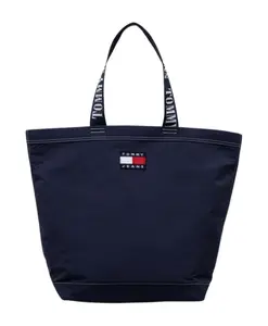 Темно-Синяя нейлоновая сумка-шоппер Tommy Jeans, синий