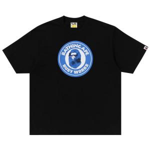 Футболка BAPE Floral Solid Camo Busy Works Relaxed Fit Tee, Black