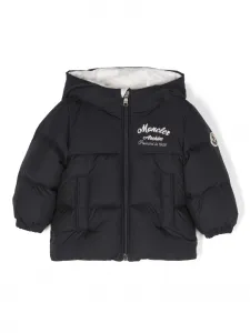 Пуховик Joe с капюшоном Moncler Enfant, синий
