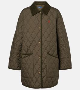 Стеганая куртка с отделкой из вельвета Polo Ralph Lauren, Ranger Green