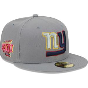 Мужская серая шляпа New Era New York Giants Color Pack 59FIFTY