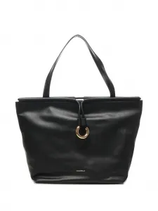 Сумка-тоут с логотипом Coccinelle, черный