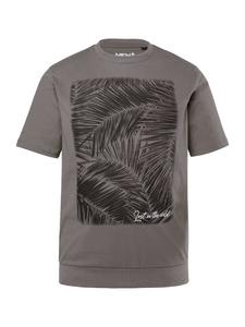 Футболка с короткими рукавами серого цвета Men Plus