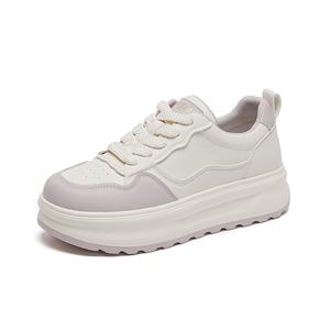 Износостойкие, дышащие, легкие, амортизирующие детские, подростковые кроссовки для скейтбординга Wooden Rabbit, фиолетовый