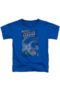 Футболка DC Comics No 28 с коротким рукавом для детей Gildan, синий