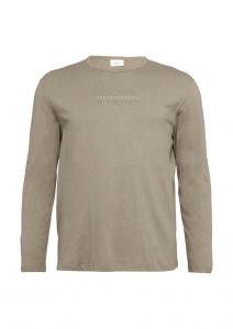 Лонгслив s.Oliver Shirt, светло-коричневый