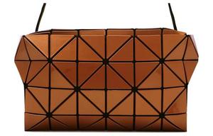 КартонСлэш Искусственная кожа Подушка Сумка Бокс Сумка Плечевая сумка Кроссбоди Унисекс Темно-оранжевый ISSEY MIYAKE