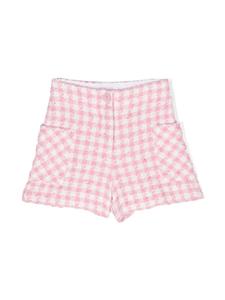 Monnalisa шорты в ломаную клетку, белый