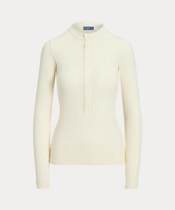 Рубашка-поло из ребристого хлопка Polo Ralph Lauren, цвет 100 White