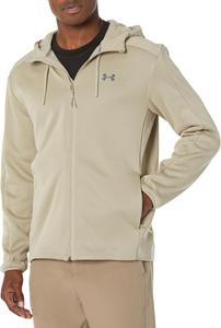 Толстовка Under Armour mens Essential Swacket, (299) City Khaki/Pitch Gray
