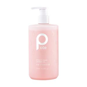 POTE Гель для душа Fresh Look с персиковым ароматом глубокое очищение для снятия зуда медово-персиковый аромат 375мл/475мл