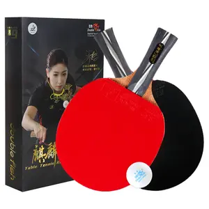 Ракетка для настольного тенниса DOUBLEFISH All Wood DOUBLE FISH, [professional training edition-kirin черный]double rackets