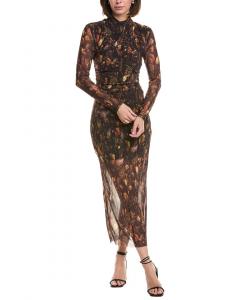 Платье AllSaints Tia Mesh All Saints, черный