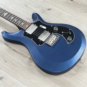 PRS Paul Reed Smith S2 Standard 24 Satin Гитара, Гриф из Розового Дерева, Сатиновый Металлический Цвет Midnight