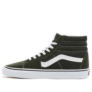 Кроссовки sk8-hi forest night/true white green Vans, зеленый