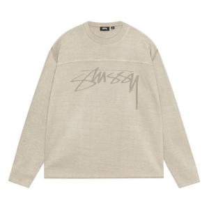 Свитер Stussy Pigment Dyed Football Crew, Sand