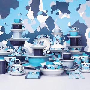 Чашка для капучино Sunny Day Nordic Blue 0,38 л Thomas, белый синий