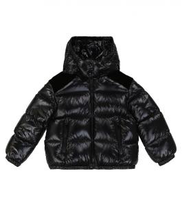 Пуховое пальто Chouelle Moncler Enfant, черный