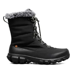 Седровые стеганые кружевные сапоги Bogs, Black